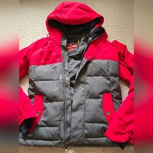 Bonfire Down & Feather Puffer Winter Coat Jacket – Size Small